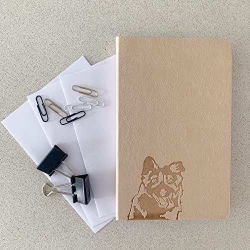 Carnet de notes A5 de qualité premium avec couverture rigide beige - 3