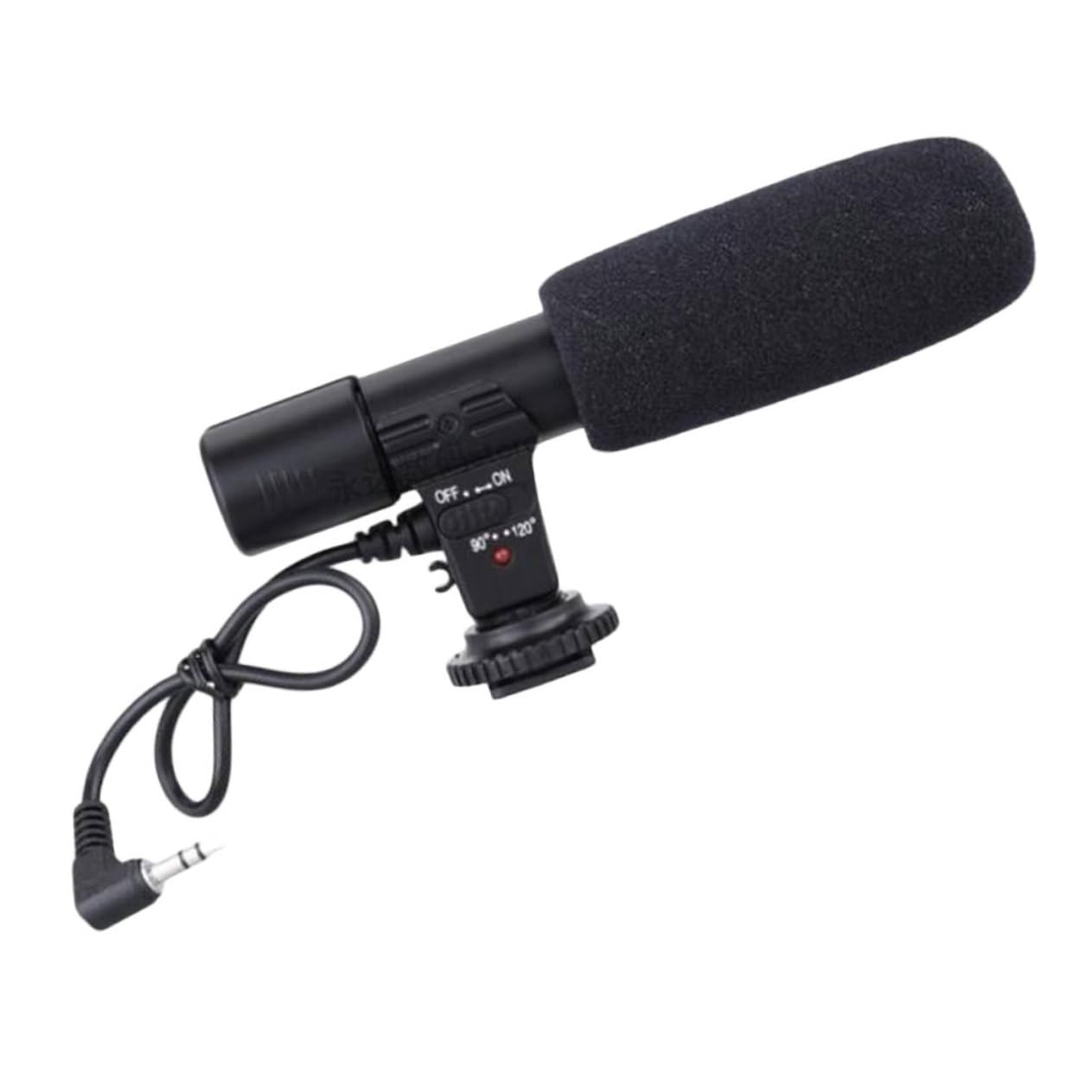 HOMSFOU Micrófono Ángulo de 90/120 Grados para Grabación de Audio Profesional y Rango Ultrapanorámico Compatible Teléfonos y Tabletas para Entrevistas y Video