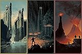 bribase shop The Lord of The Rings 1 2 3 Poster 36 inch x 24 inch / 20 inch x 13 inch
