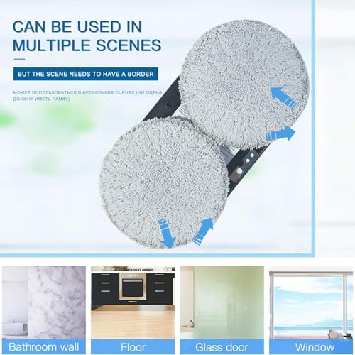 STWBHW Window robot,best robot window cleaner,Window Vacuum Cleaner,Intelligent Anti-Drop and Power Off Battery Life with Remote Control for Windows/Glass Door/Tiles - Image 4