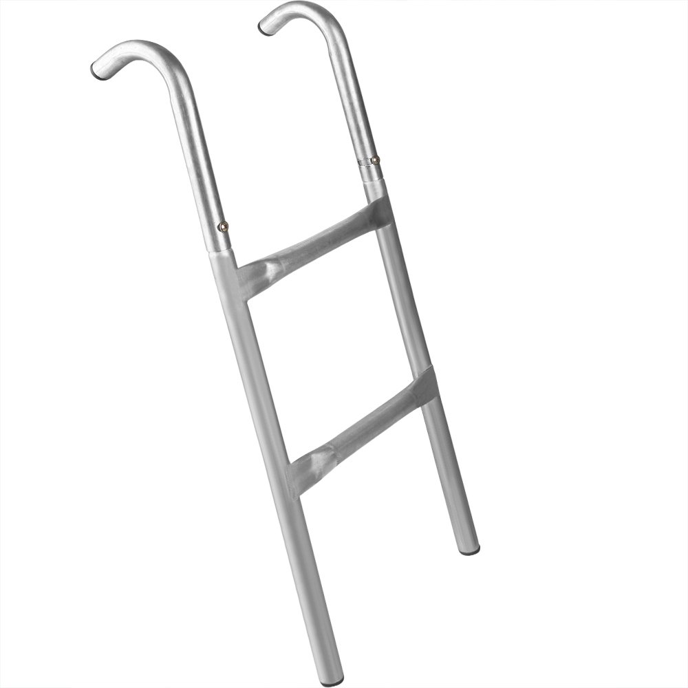 Deuba Scaletta per Trampolino da Giardino 2 o 3 Gradini Resistente ai Raggi UV Scala di Accesso per Tappeto Elastico