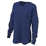 Pom Pom Jersey Oversized Longsleeve Pullover for Women, Navy XL
