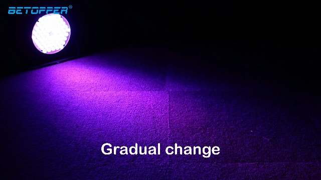 Image of BETOPPER Stage Lighting 120W Par Light RGBW 4-in-1 Stage Lights, DJ Light DMX for Concert and Events,1 Pack