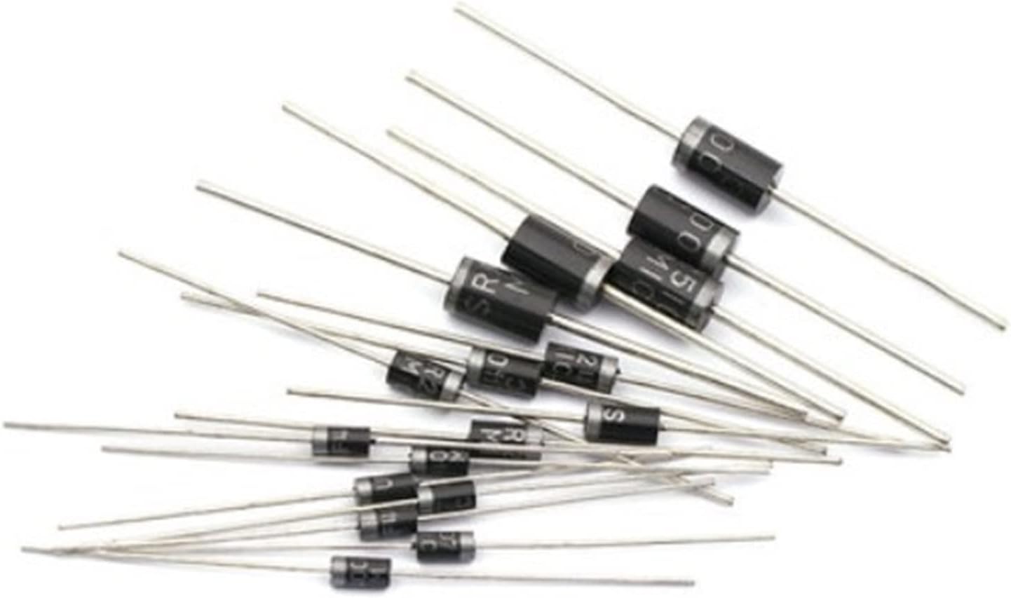 diode Diode 1N5400 1N5401 1N5402 1N5404 1N5406 1N5407 1N5408 FR301 FR302 FR303 FR304 FR305 FR306 FR307 BY399 SF34 SF36 SF38 Melakukan-27 (Warna : 1N5401)