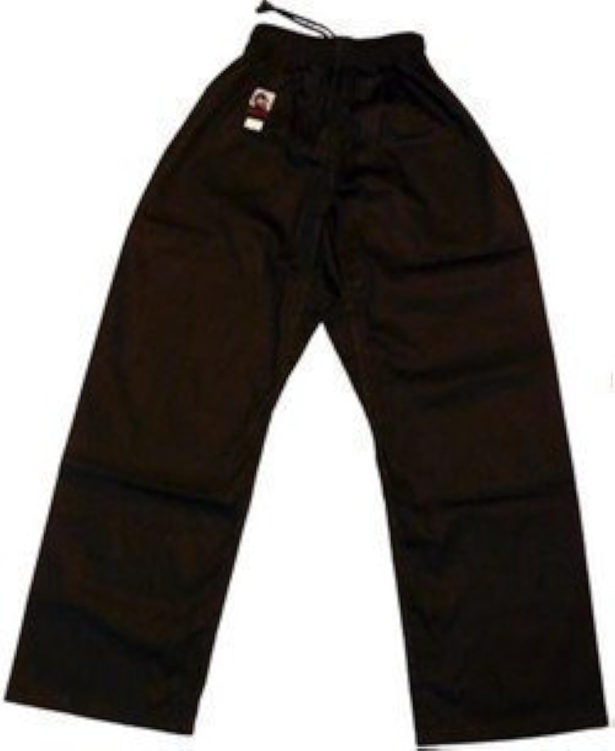 Playwell Black Karate 100% Cotton Trousers - 3/160Cm