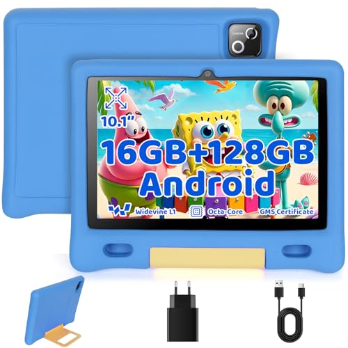 Whitedeer Tablettes Tactiles pour Enfants Tablette 10 Pouces Octa Core avec 16GB RAM 128GB ROM TF...