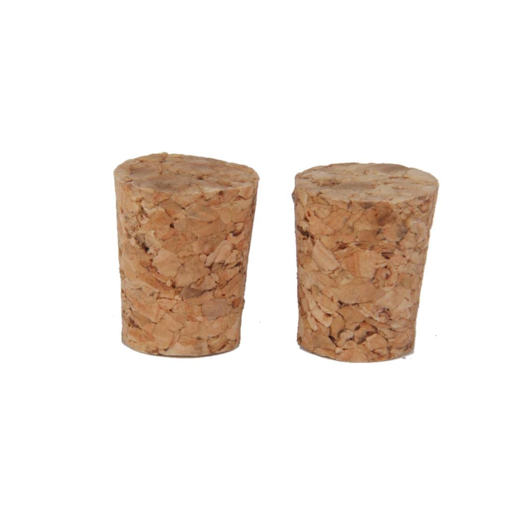 Tapones de corcho cónicos 18 mm x 14 mm x 22 mm para manualidades