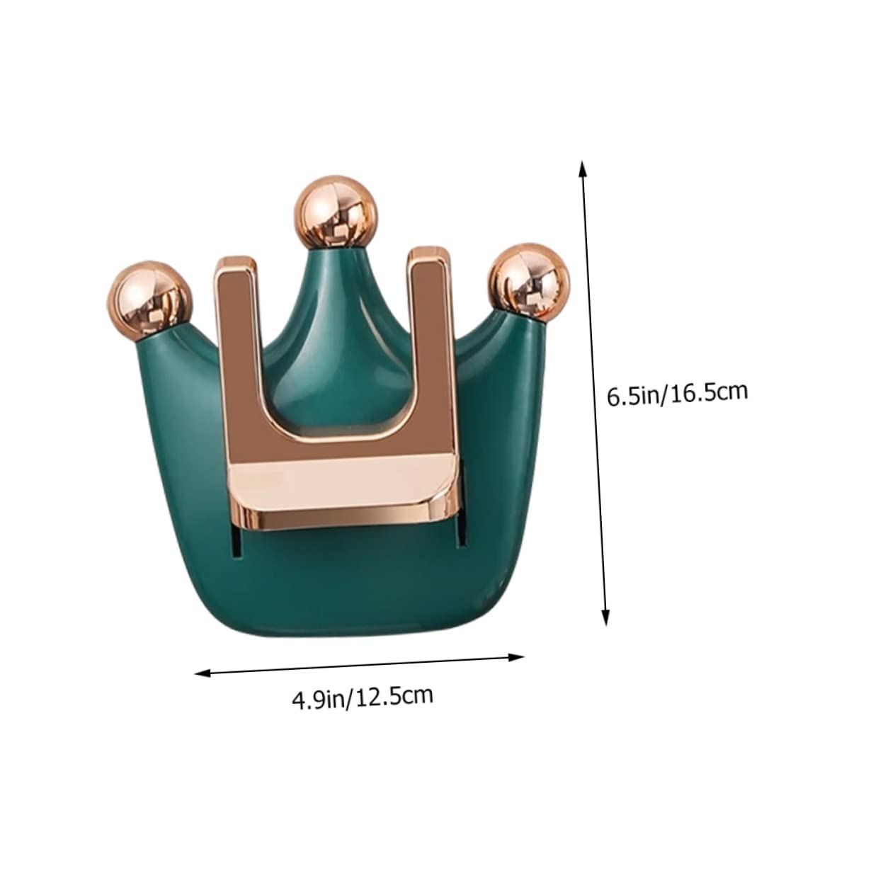 VALICLUD 2 Stück Blow Dryer Halterung Bohren Wandmontierter Fönhalter im Kronendesign aus Rostfreiem zur Aufbewahrung von Haartrockner und Stylingwerkzeugen Platzsparend und Elegant für