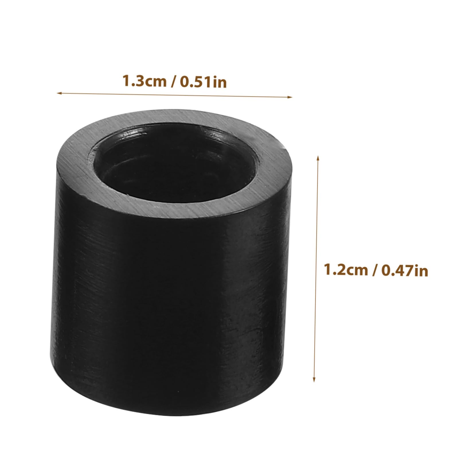 Gogogmee Billiard Tip Protective Cover Set 6pcs Snooker Pool Ferrules Pool Stick Ferrules