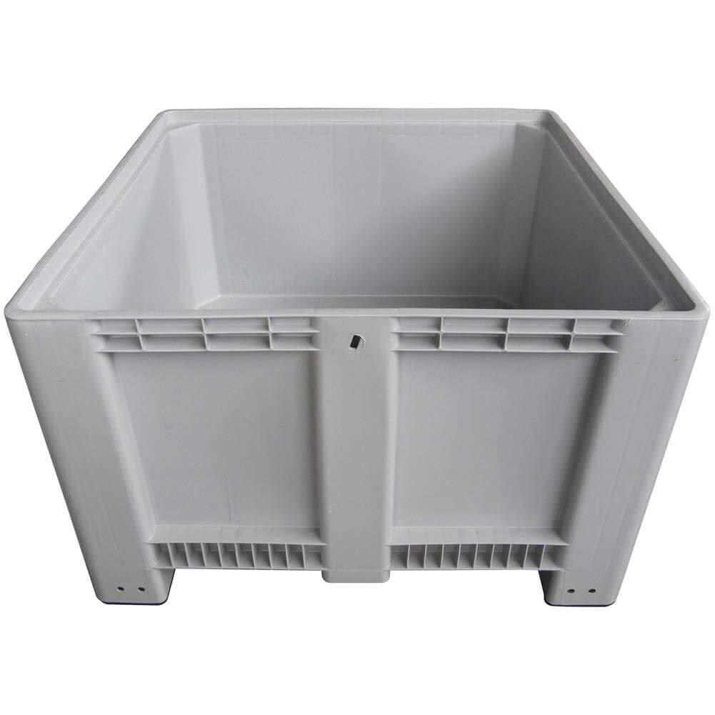 Cassa pallet in plastica (HDPE) 4 piedi, Mis. 1130 L x 1130 P x 760 H mm, portata 450 Kg, volume 650 Lt