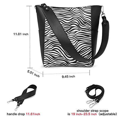 Bromen Handbags For Women Bucket Bags Vegan Leather Purses And Handbags Crossbody Purse #TOP3