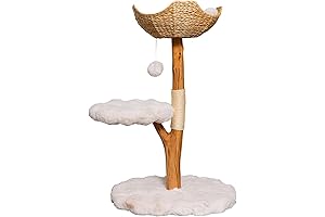 Solid Wood Cat Tree Branch: A Tranquil Oasis for Feline Friends