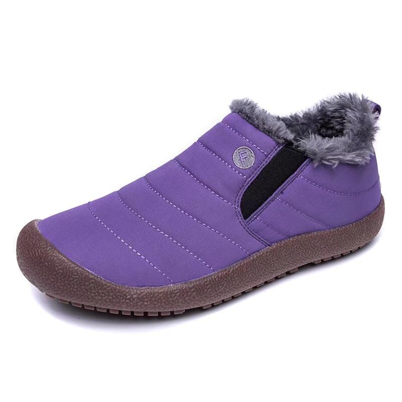 Men's Women's Rubber Sole Warm Snow Shoes for Winter Snow Street Walking - Main Image