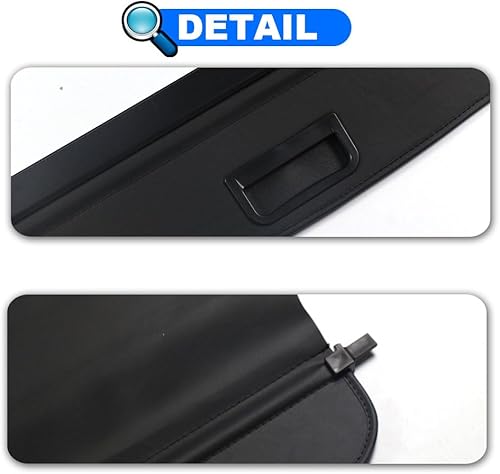 Miniatura 3 de Cubierta de carga para Jeep Grand Cherokee (2 filas WL) 4XE Accesorios 2022 2023 2024 2025 Cubierta de seguridad para maletero trasera negra