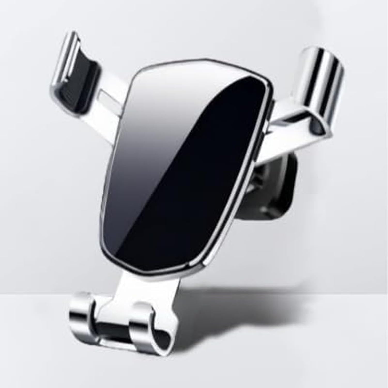 XIUNYIE Car Phone Vent Mount 360 Rotating Universal Smartphone Holder for Air Vent Cradle Stand, Clips Mobile Phone for Dashboard Car Accessories Dashboard Handsfree Us, Silver, normal