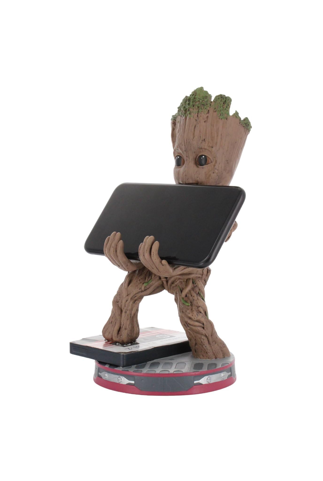 Cableguys Marvel Smiley Toddler Groot Soporte Mando y Movil - Figuras Soporte para movil y Mando, Compatible con Xbox, PlayStation y la mayoría de mandos estándar, Accesorios Escritorio Gaming