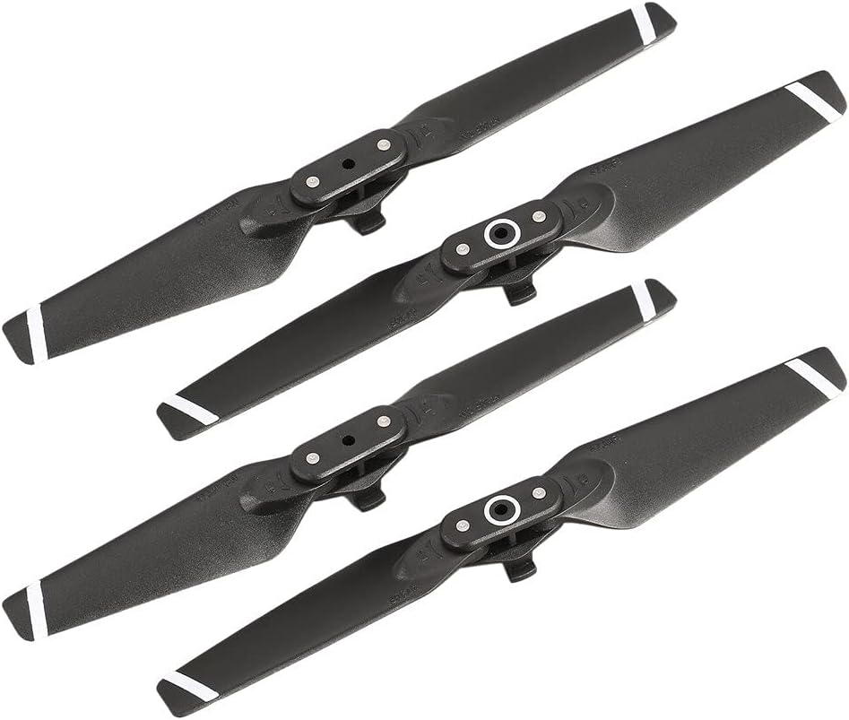Careflection || Drone Replacement Propeller 2 Pairs FPV Foldable CW CCW Blades Props Fit for DJI Spark RC Drone Accessories Parts Kits Propeller Bladesdrone Blades(Color:White)