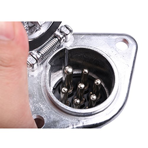 7-pin N Type aluminum material cablaggio socket 24...