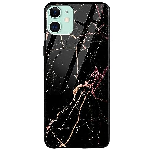 Image of COLORflow Back Cover Compatible with iPhone 11 | Black Marble Golden | Shockproof TPU Bumper Cover with Camera Protection Back Cover Compatible with iPhone 11