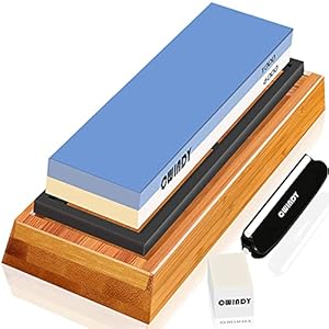 Whetstone Sharpening Stone Kit Dual Sided 1000/6000 Grit Professional Whetstone Knife Sharpener Stone Wet Stone Set…