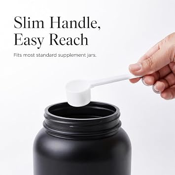 5 g Creatine Scoop, White Measuring Spoons, 3 Pack