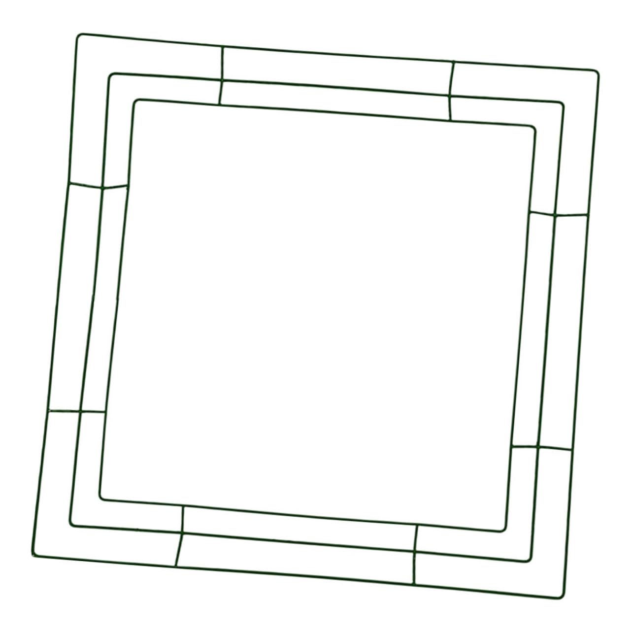 Happyyami Square Wreath Frame DIY Decor Wreath Wire Frame Bulk Year Round House Decorations