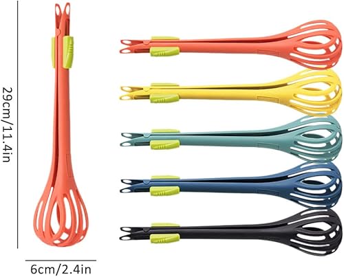 Miniatura 2 de Clip de comida 2 en 1 y batidor de huevos batidor de huevos multifunción 2023 batidora manual con clip de pan clip de plástico de mano herramienta