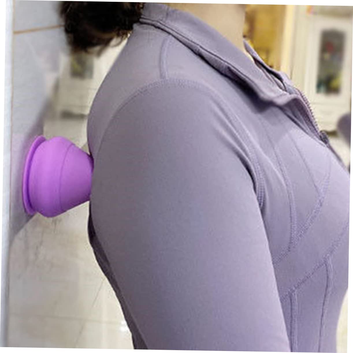 PACKOVE 3 Masajeadores Musculares Con Ventosas Para Masaje De Espalda Tejido Profundo Bolas De Masaje De Pies Bolas De Espuma Accesorios De Masaje Para El Hogar Masaje De