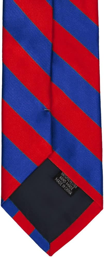 tiemart Men's Striped Tie Standard Length - Image 4