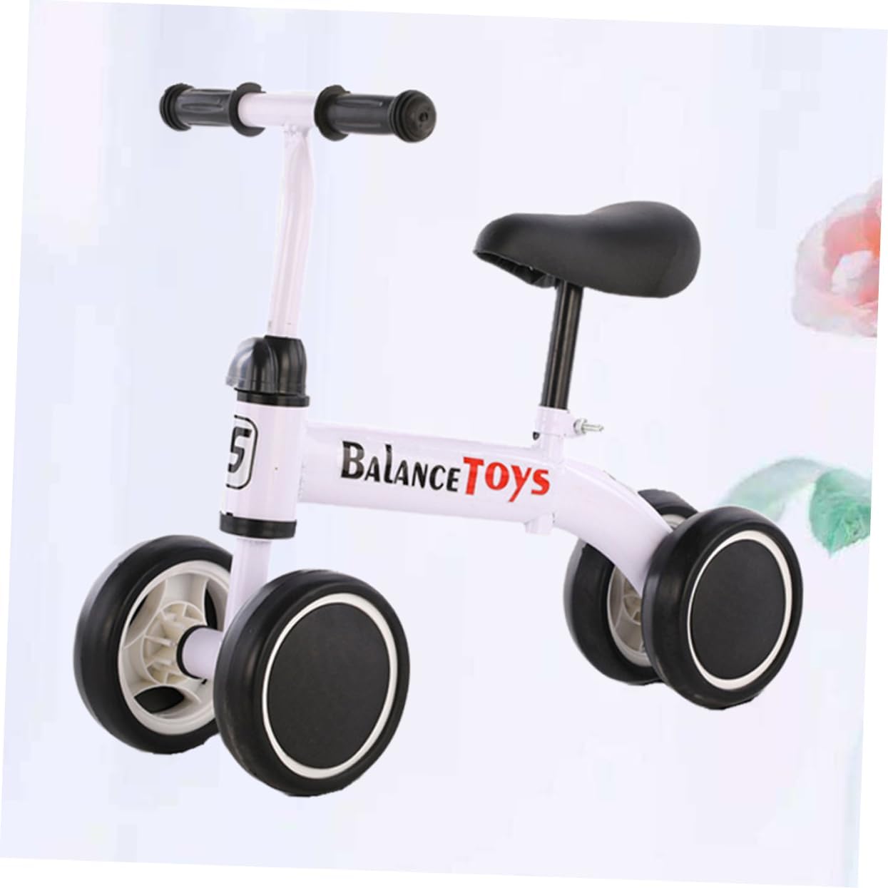 BESPORTBLE 1pc Boy Girl Wheels White Non- Grip Design for Toddlers for Learning Balance and Coordination Safe Indoor and Outdoor Fun