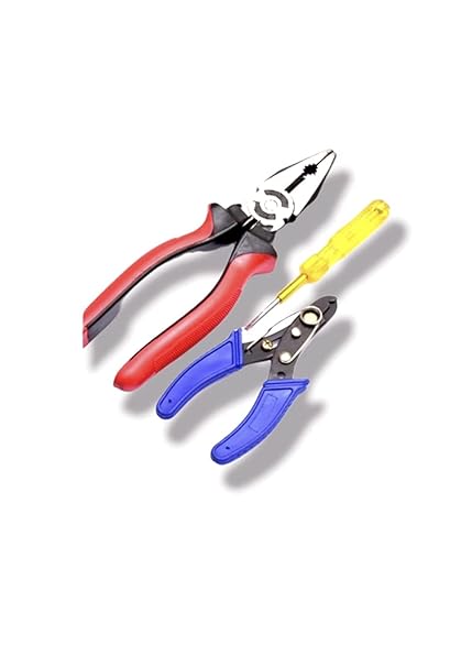 PEDWAL Combination Plier, Line Tester & Wire Cutter Tool Kit Set