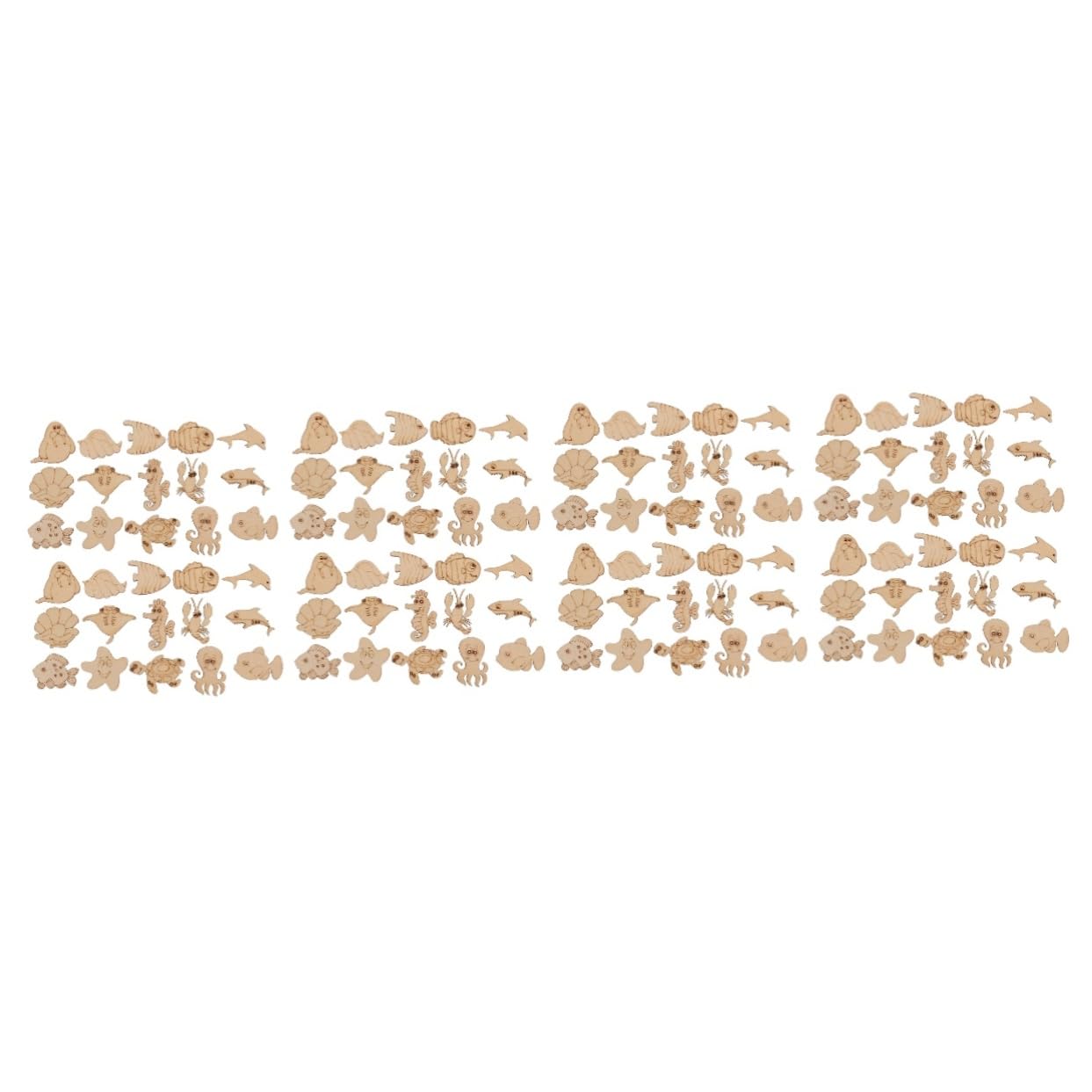 SEWACC 800stücke Holzscheiben Für Bastelarbeiten Unbehandelte Holzstücke Für Dekoration Beschriftungen Und Kunstwerke Für Tiermotive Und Kreative Projekte