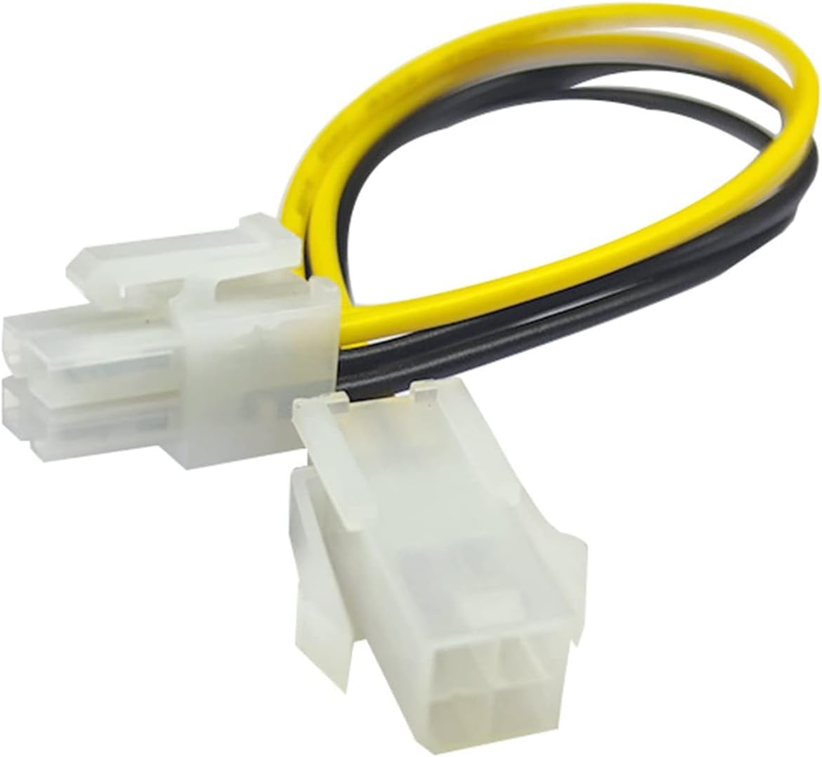 4pin Male to Female Power Supply Cable 4 Pin Motherboard CPU Power Supply Adapter Converter Cable 12V 4 Pin Power Cord, Cables, Audio and Video Power