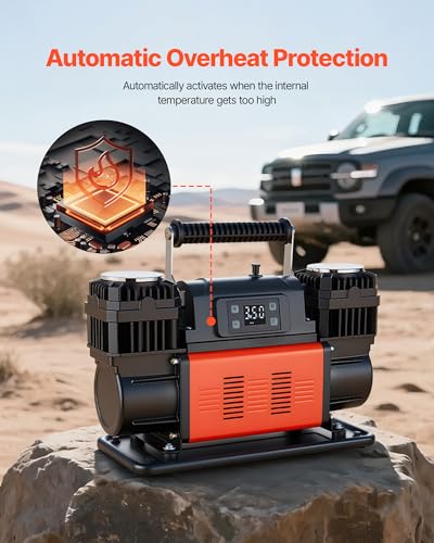 VEVOR Auto-Stop Portable Tire Inflator