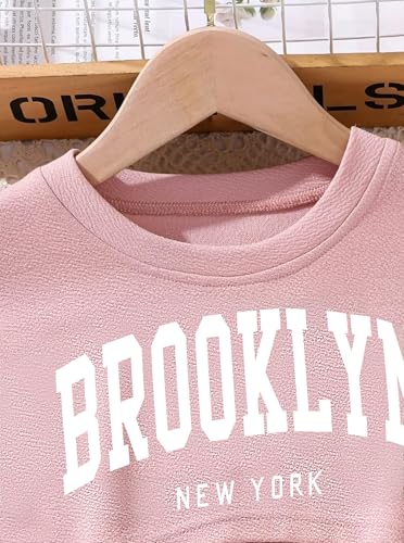 Image of Hilinker Girls 3 Piece Summer Outfits Graphic Crop Tee and Cami Top with Shorts Set