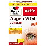 Doppelherz Augen Vital – Mit Vitamin A und Zink als Beitrag zum Erhalt der normalen Sehkraft – 90 Kapseln