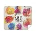 Colorful Life France Eiffel Tower Paris Cleaning Cloth Screen Cleaner 2pcs Suede Fabric