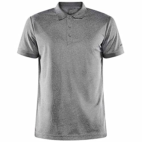 Craft Herren Core Unify Poloshirt Polohemd, dunkelgrau, L