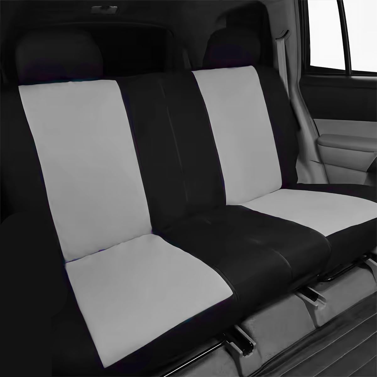 Adunsiaoto 9 stuks universeel inzetbare stoelhoezen, autostoelhoezen in premium design, ideale pasvorm en perfecte bescherming voor alle autostoelen, autostoelbekleding, set van 9 stuks (beige