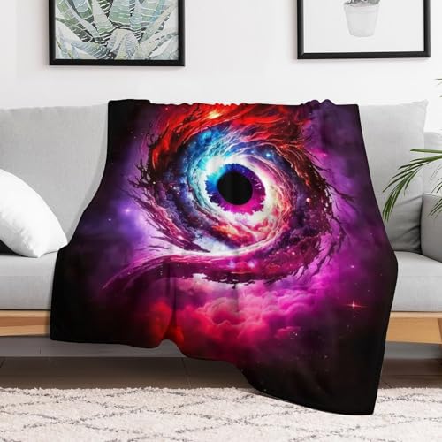 Couverture lourde et hypoallergénique Œil of God en flannel respirante 180x200cm - 3