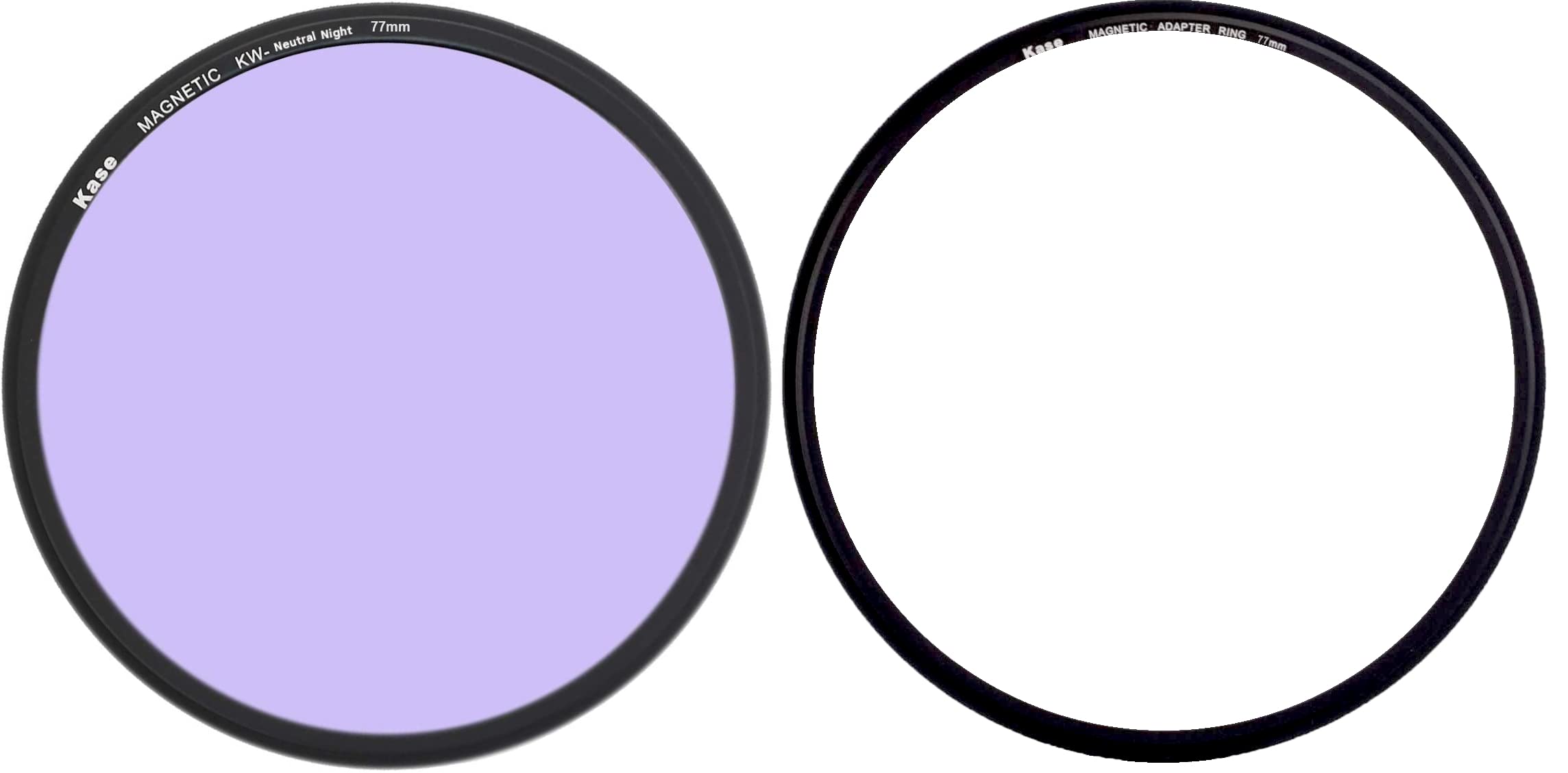 KaseWolverine 77mm Neutral Night Magnetic Shockproof Tempered Optical Glass Broadband Filter Incl Adapter Light Pollution 77