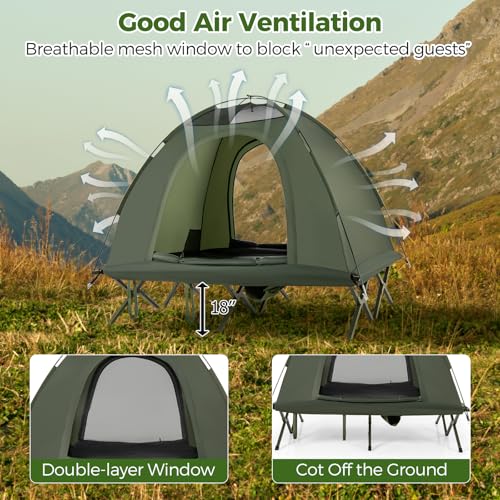 Tangkula 2-Person Cot Tent