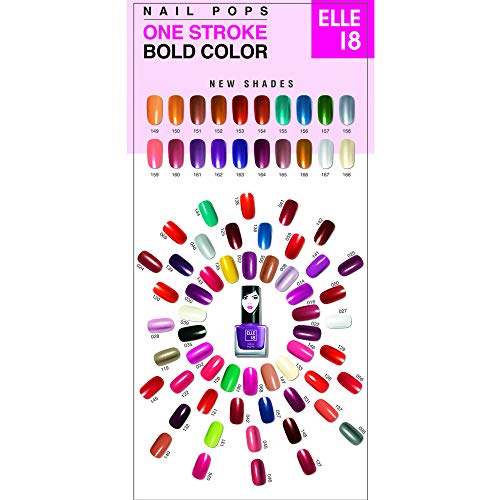 Elle18 Matte, Glossy Finish Nail Pops Color 161, 161, 5 Ml - Image 6