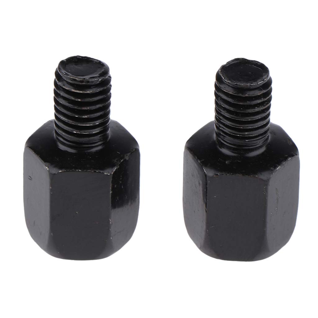 LOOM TREE® Scooter Mmotorcycle Mirror Mount Adapter Rh 10Mm To Lh 8Mm Mirror Rear For | 2 Pieces Motorcycle Rearview Mirror Adapter Bolts-image-0