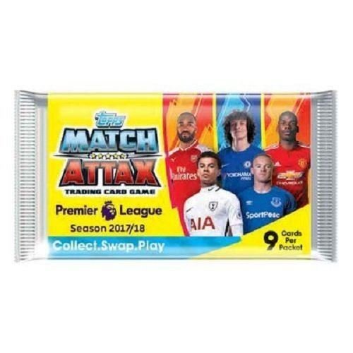EPL Match Attax 2017/18 Trading Card Game - 10 Packs [Importación inglesa]