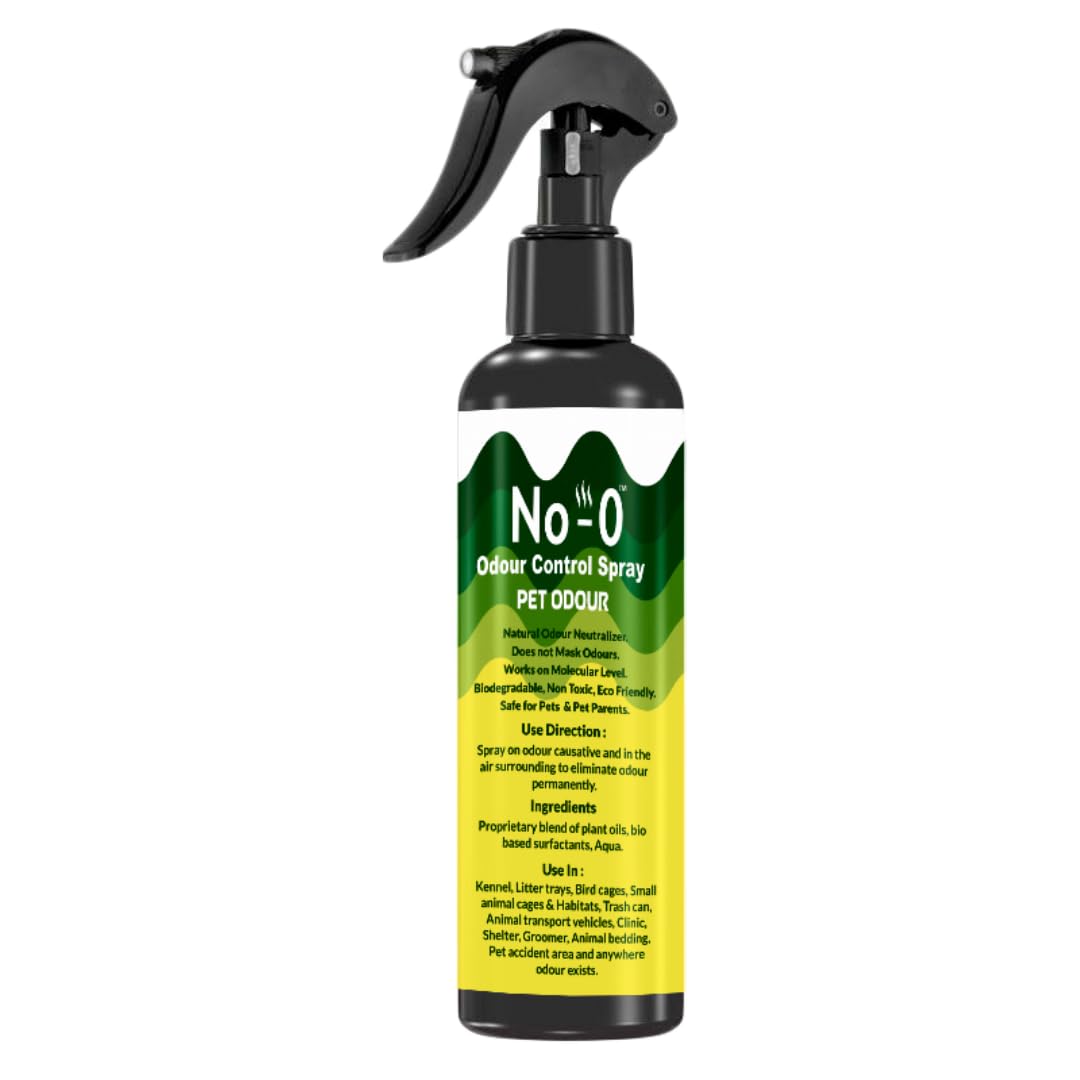 No-O Cat Litter Spray 200 ml | Odour Eliminator & Litter Box Freshener | Removes Bad Smell Instantly | Long-Lasting Freshness for Cat Areas 1