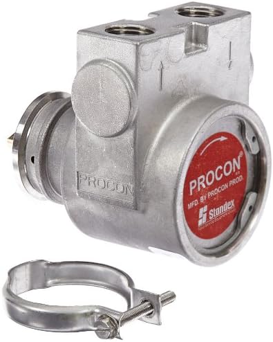 Procon 115B330F31XX Stainless Steel Rotary Vane Pump, 1/2" NPTF, 346 GPH