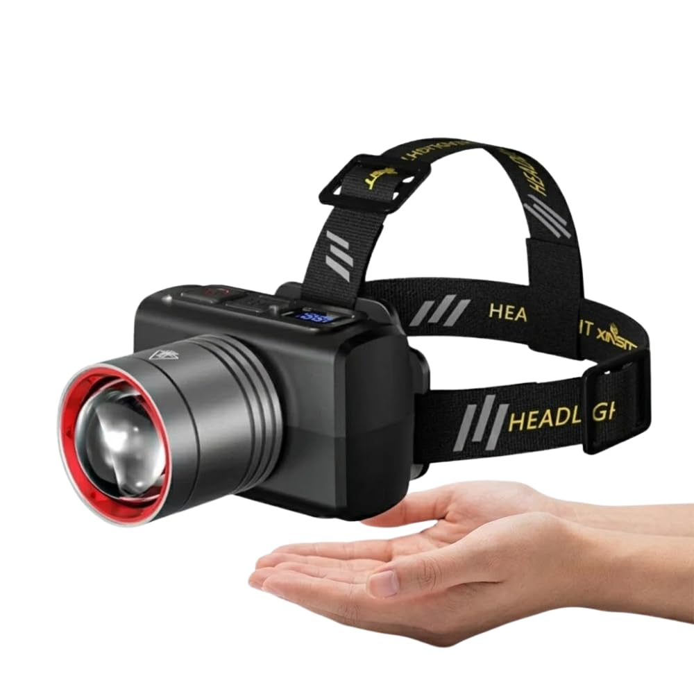 Drumstone (𝐒𝐩𝐞𝐜𝐢𝐚𝐥 𝟏𝟓 𝐘𝐞𝐚𝐫𝐬 𝐖𝐚𝐫𝐫𝐚𝐧𝐭𝐲 LED Headlamp with Motion Sensor | Super Bright Rechargeable Head Torch, Waterproof Head Flashlight with Multiple Modes, Adjustable Strap-picture-14