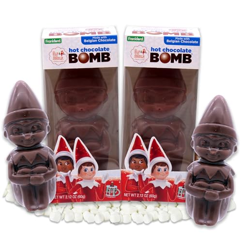 Elf on a Shelf Hot Cocoa Bombs 2 Pack, Christmas Hot Chocolate Bombs, Chocolate Bombs for Hot Cocoa, Hot Coco Bombs (2 x 2.12oz)