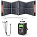 SWAREY Estación de Energía Portátil 192Wh con Panel Solar de 100W, Generador Solar Portátil 180W, Batería LiFePO4 para Camping Viajes Exterior RV Inicio
